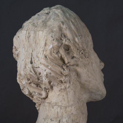 Ida Fuà, Italian Modern Bust, 1950s, Plaster Sculpture-MAX-1789141