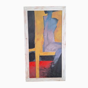 Idamor Fernandez, Figurative Abstraction, 1997, Oil on Panel-FRB-2018407