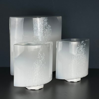 Idra Table Lamps in Murano Glass by Rosanna Toso for Leucos, Italy, 1980s, Set of 2-WQC-1783686