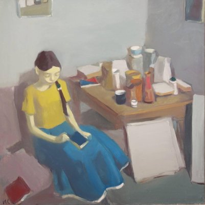 Igor Smekalov, Interior with Figure and Still Life, 2009-QUE-944083