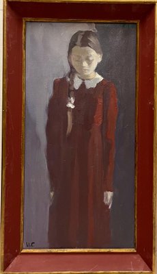 Igor Smekalov, Portrait of a Little Girl in Bordeaux, 2007, Oil on Canvas-QUE-1189288