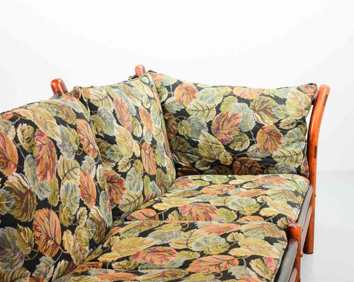 IIona 3-Seater Sofa in Autumn Dessin Fabric & Wood by Arne Norell for Arne Norell AB, 1960s-IXC-810301