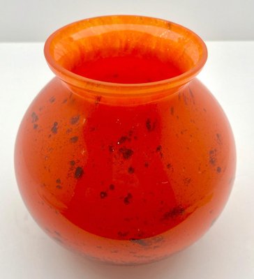 Ikora Art Glass Vase attributed to Karl Wiedmann for WMF, Germany, 1930s-MJY-1791311