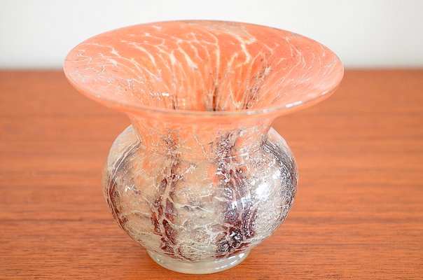 Ikora Glass Vase by Karl Wiedmann for WMF, 1930s-OV-1056949