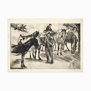 Il Barocciaio - Original Etching and Drypoint by A. Checchi - 1939 1939-ZCI-757255