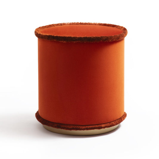 IL Pouf Tone On Tone Brick by Lo Decor