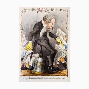 Il Signor Biancheri-scillensciu - Original Lithograph by A. Manganaro - 1870s 1870s-ZCI-761131