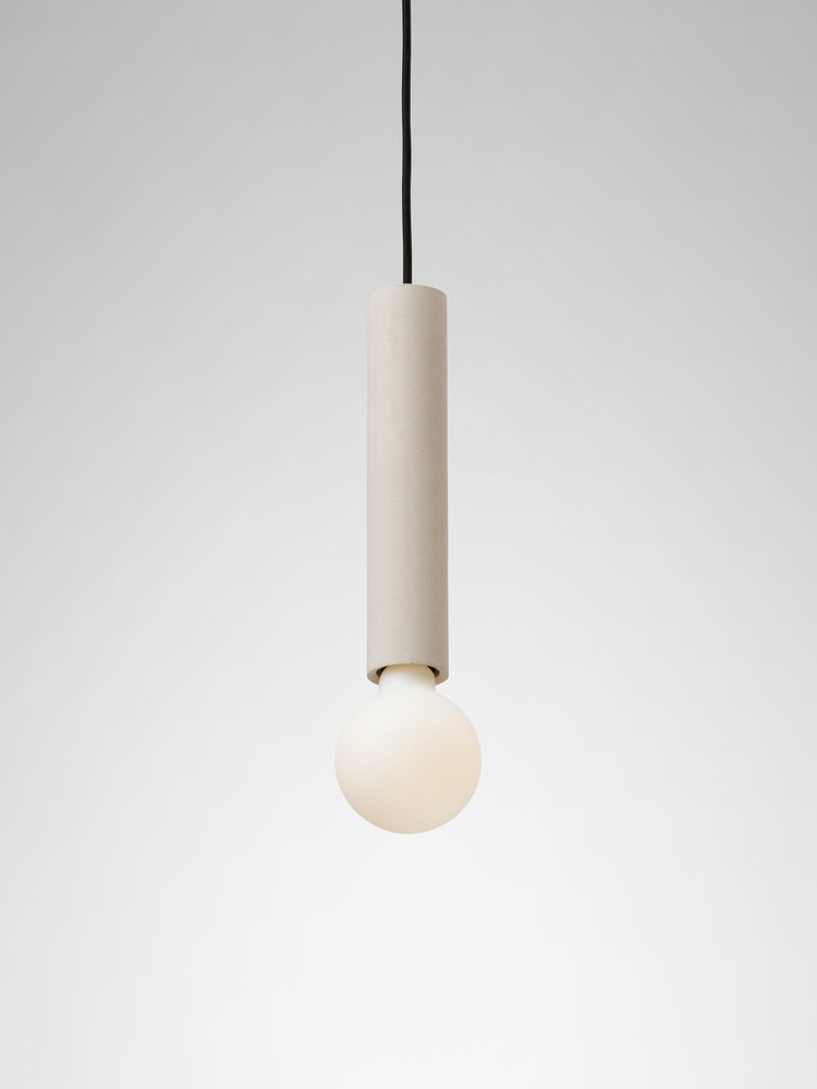 Ila Maxi Pendant Light in Dove Grey by Plato Design