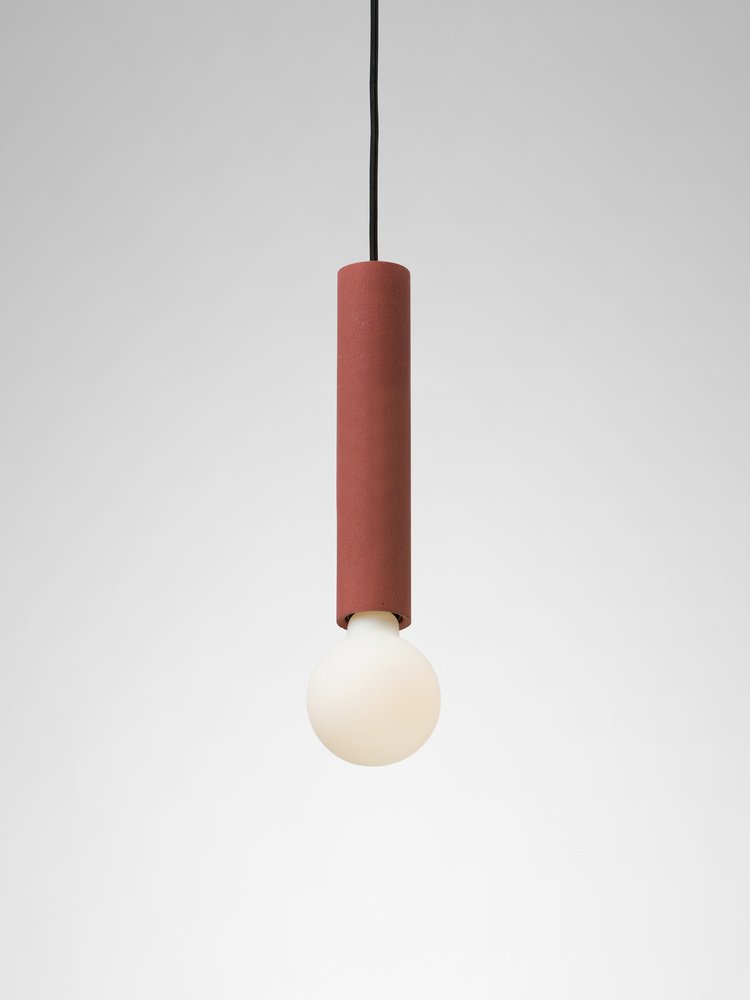 Ila Maxi Pendant Light in Orient Red by Plato Design