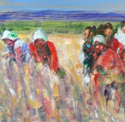 Ilia Balavadze, In the Field, 2024, Oil on Canvas-CHG-2037869