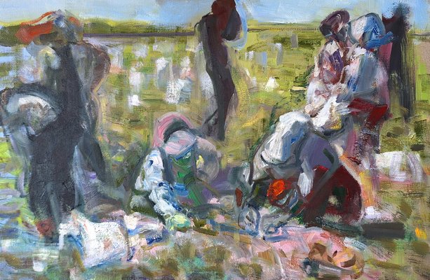 Ilia Balavadze, In the Field, 2024, Oil on Canvas-CHG-2037860