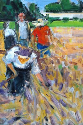 Ilia Balavadze, In the Field, 2024, Oil on Canvas-CHG-2037867