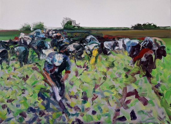 Ilia Balavadze, In the Field, 2024, Oil on Canvas-CHG-2037877