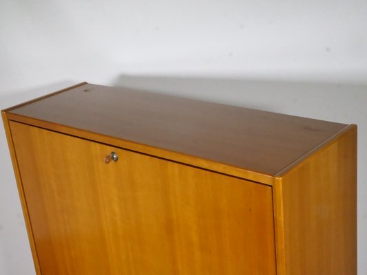 Illuminated Cherry Dressing Table with Folding Function from Hülsta, 1980s-LVS-1779683