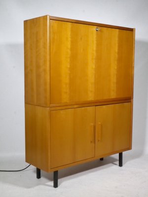 Illuminated Cherry Dressing Table with Folding Function from Hülsta, 1980s-LVS-1779683