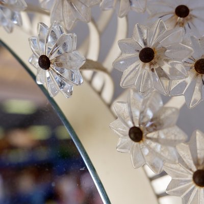 Illuminated Glass Flower Mirror by Emil Stejnar for Rupert Nikoll-NYF-2018899