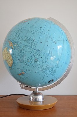 Illuminated Glass Globe from Jro Verlag München, 1950s-OV-1290767