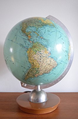 Illuminated Glass Globe from Jro Verlag München, 1950s-OV-1792311