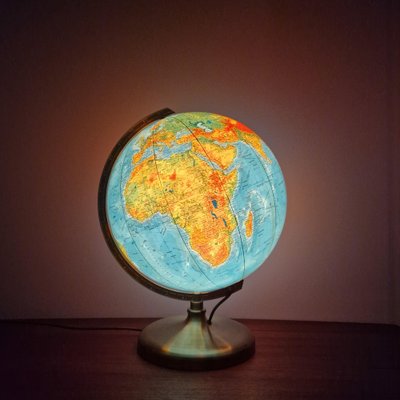 Illuminated Glass Globe from Jro Verlag München, 1960s-ZPB-1758313