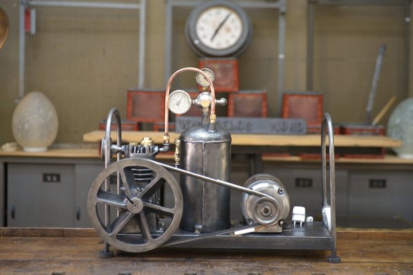 Illuminated Metal Compressor from Klaxon, London, 1950s-NEN-2043291