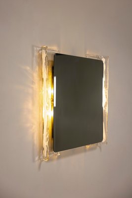 Illuminated Mirror in Murano and Metal from Mazzega, 1970s-UQV-2020305