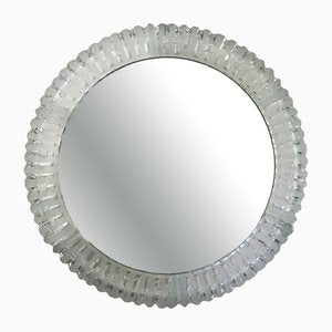 Illuminated Mirror With Glass Frame, 1970s-FPY-1047166