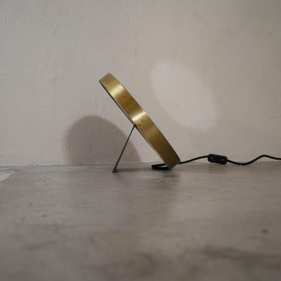 Illuminating Infinity Mirror with Brass Frame, 1970s-JQO-1824370