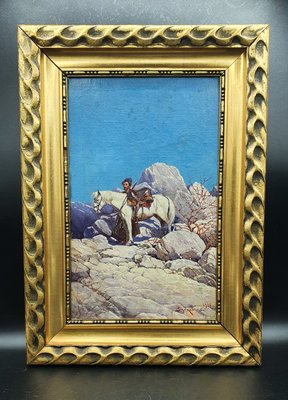 Ilya Zankovsky, Russian Landscape Painting, 1917, Oil on Canvas, Framed-OZS-1344483