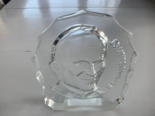 Image of John Paul Ii in Crystal Glass, 1979-WQQ-2016543