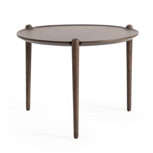 Design House Stockholm Aria Coffee Table Ø60 High Dark Oak