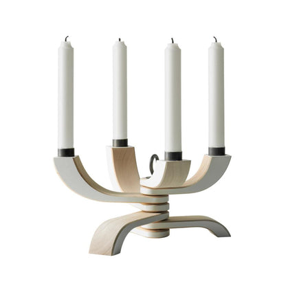 Design House Stockholm Nordic Light 4-Arms Candlestick White