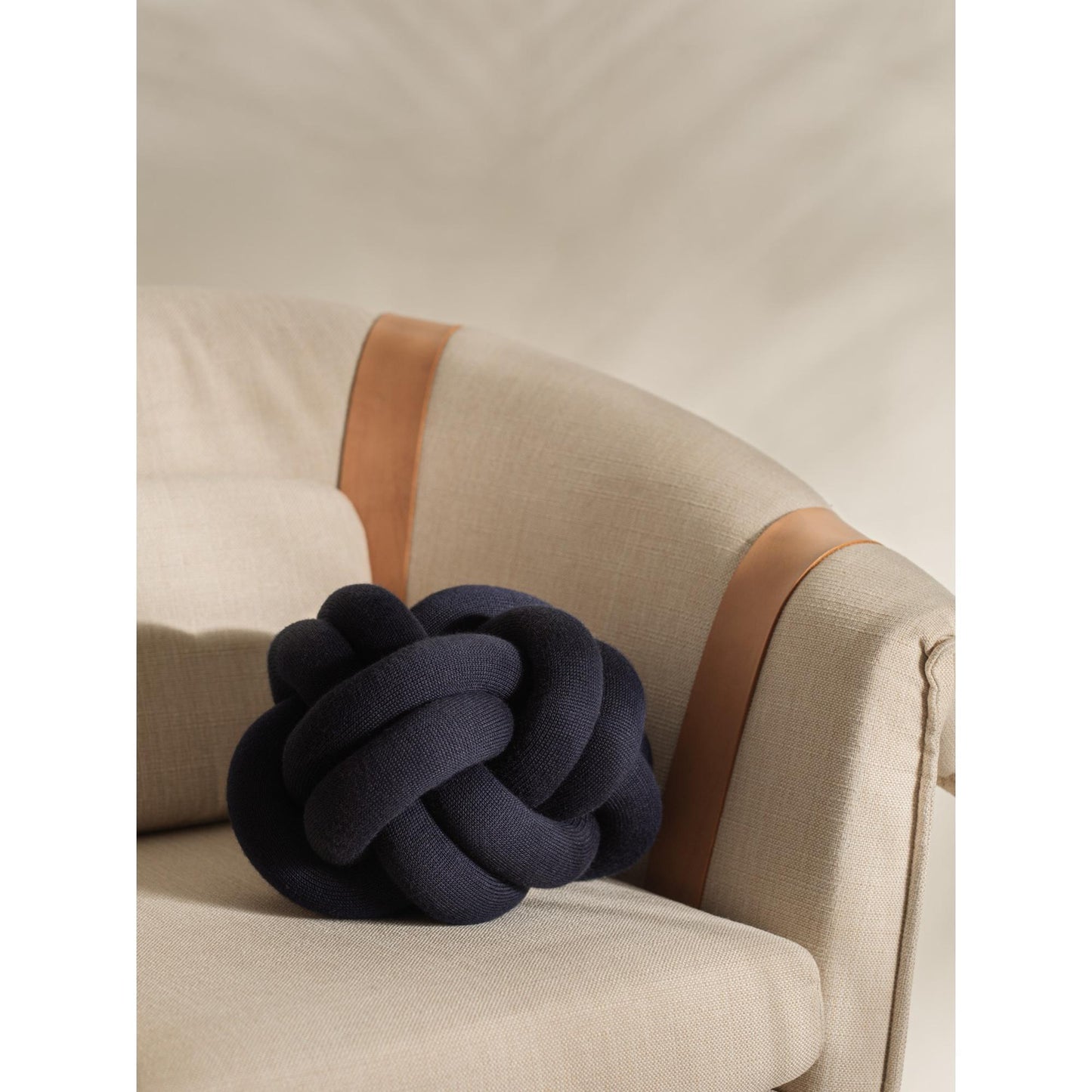 Design House Stockholm Knot Cushion Dark Blue