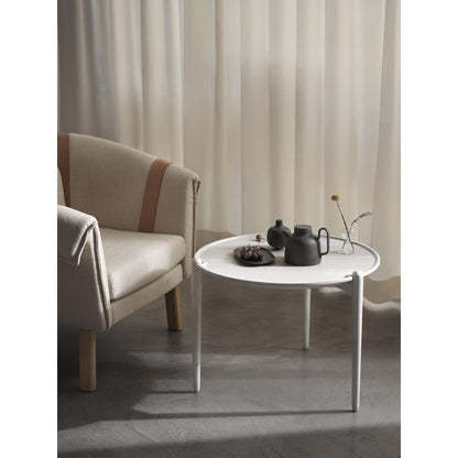 Design House Stockholm Aria Coffee Table Ø50 Low Light Oak