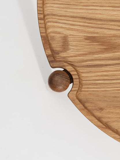 Aria coffee table, 50 cm, low, oak