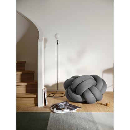 Design House Stockholm Cord Floor Lamp Without Bulb Black