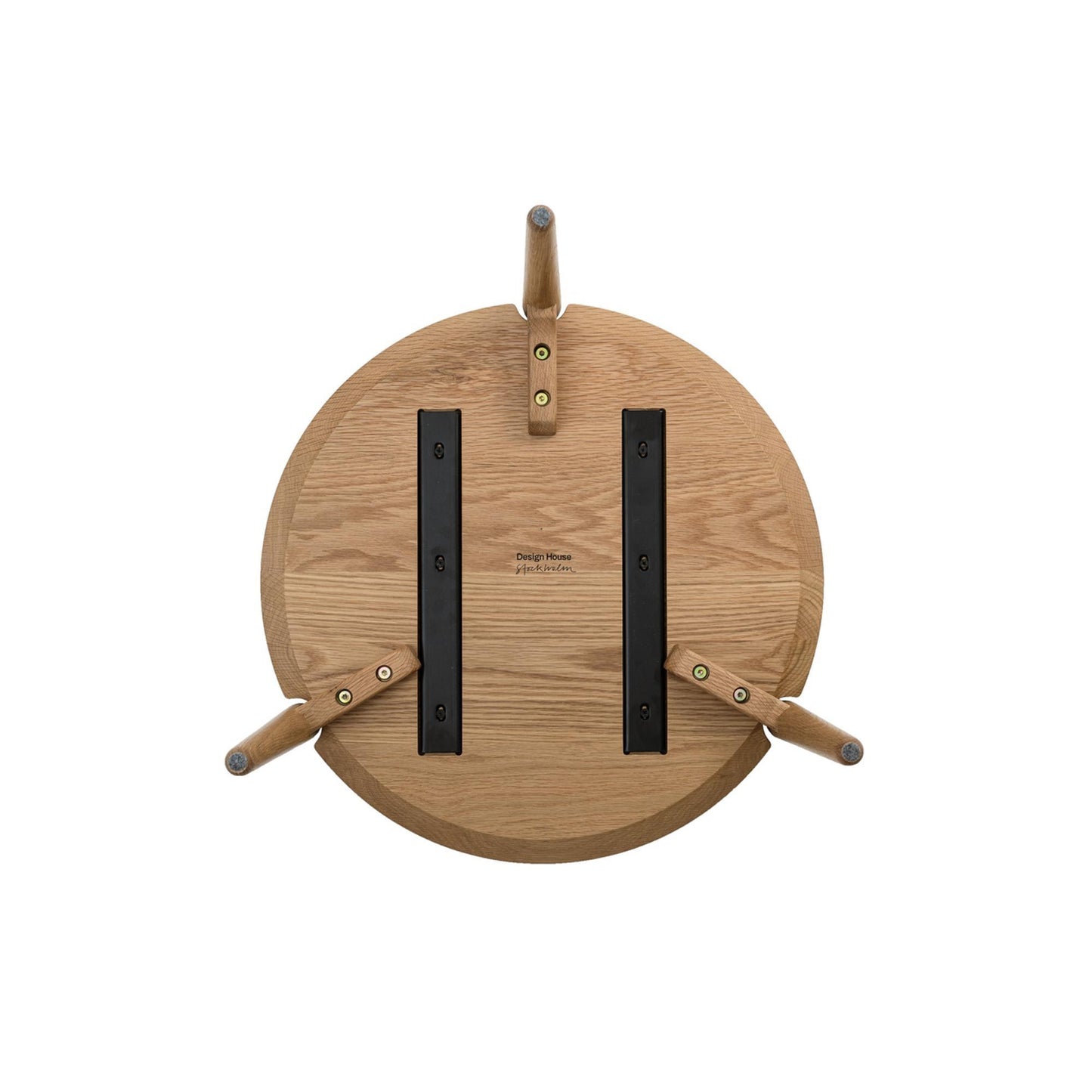 Design House Stockholm Aria Coffee Table Ø50 Low Dark Oak