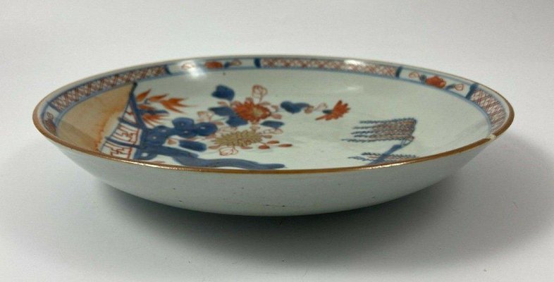 Imari Deep Plate with White Background-QKG-2040912