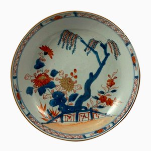 Imari Deep Plate with White Background-QKG-2040912