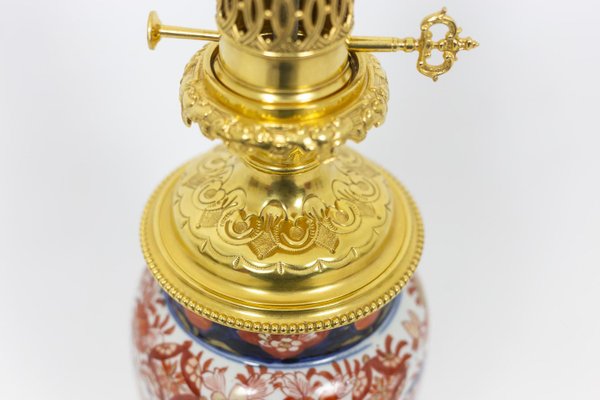 Imari Porcelain & Gilt Bronze Table Lamps, 1880, Set of 2-CEJ-1168509