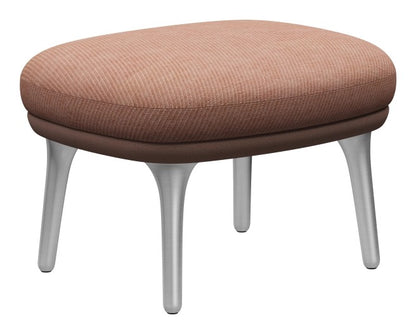[국내재고] Ro™ Lounge Chair / 옵션-JH11 Footstool brushed aluminium legs / 패브릭/가죽 등급(상세 재질/색상 링크 참조)-CATEGORY 1 / outside uph : cat1 -fame-navy(66061) / inside uph : cat1-canvas-dark blue(0794) / base : satin polished aluminum