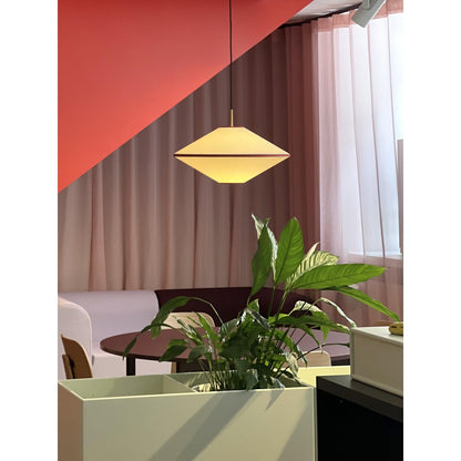 Edgeform Tafta Pendant Ø65 Red/Off-White