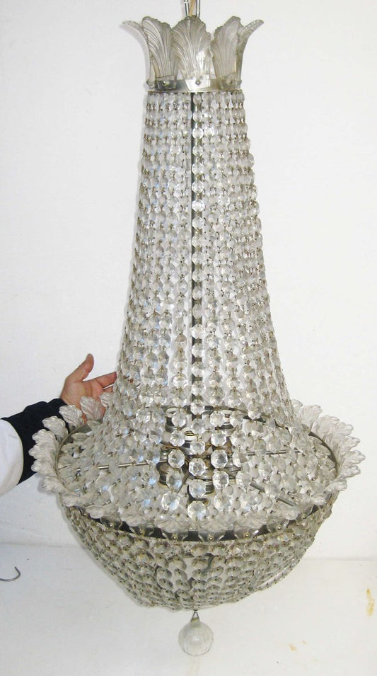 Imperial Style Lamp from Baccarat, 1940s