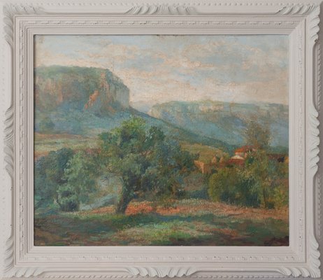 Impressionist Landscape, Catalan Pyrenees, 1890s, Oil on Canvas-AOI-2019924