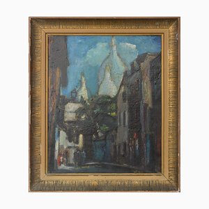 Impressionist Sacre Coeur, Paris, 1950s, Oil on Canvas-AOI-2022735