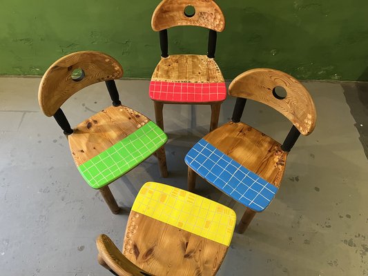 In Color We Trust Chairs, 1972, Set of 4-NS-1448966