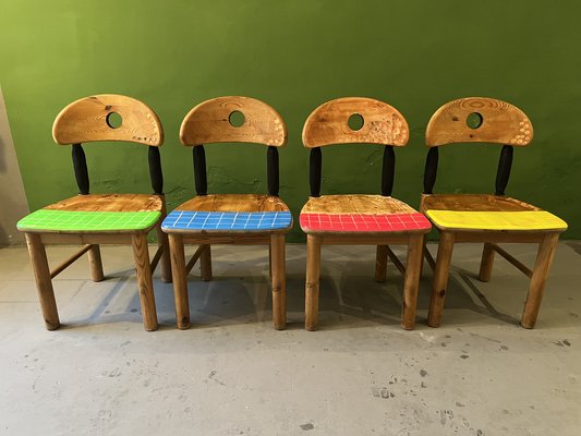 In Color We Trust Chairs, 1972, Set of 4-NS-1448966