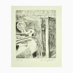 In the Studio - Original Etching by P. Fazzini - 1964 1964-ZCI-758502