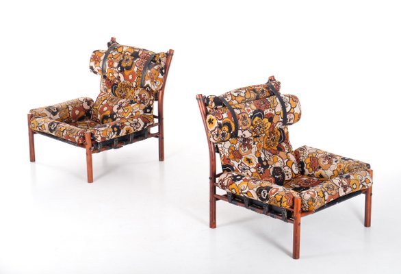 Inca Easy Chairs by Arne Norell, 1970s, Set of 2-QU-1706916