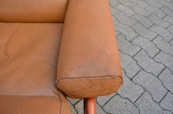 Inca Lounge Chair in Cognac Leather by Arne Norell for Arne Norell AB, 1970s-UF-1704000