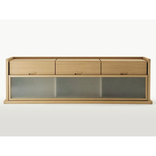 INCIPIT - Wood and Glass Sideboard